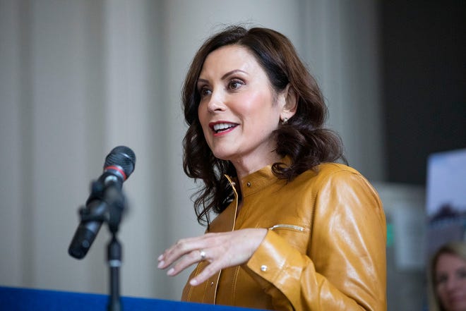 Democratic Gov. Gretchen Whitmer is running for a second term against GOP challenger Tudor Dixon. The candidates are scheduled for two debates, on Thursday night and another on Oct. 25.