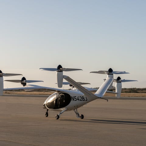 Joby's aircraft can accommodate four passengers.