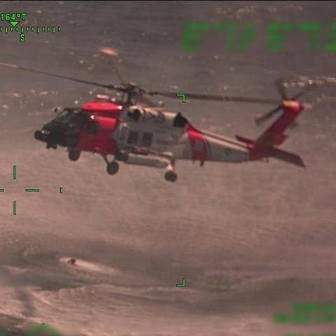 The Coast Guard came up clutch on Sunday, rescuing
