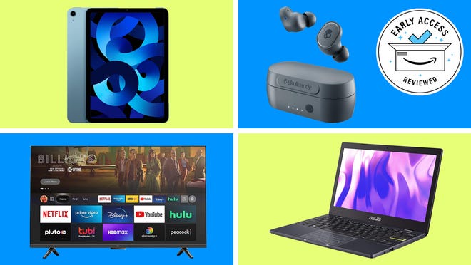Update your essential tech with these Prime Day deals on tablets, earbuds, TVs and more.