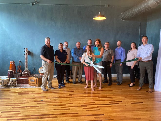 The Greater Dover Chamber of Commerce held a ribbon-cutting ceremony to welcome Maha Yoga Shala, a yoga and wellness center at 1 Washington St. Mill, to its valued membership.