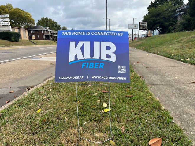 You may have seen these signs on lawns in north and east knoxville neighborhoods. This is because a small number of households participated in the pilot program and received kub internet early.