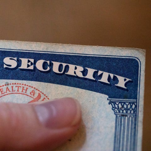 FILE - A Social Security card is displayed on Oct.