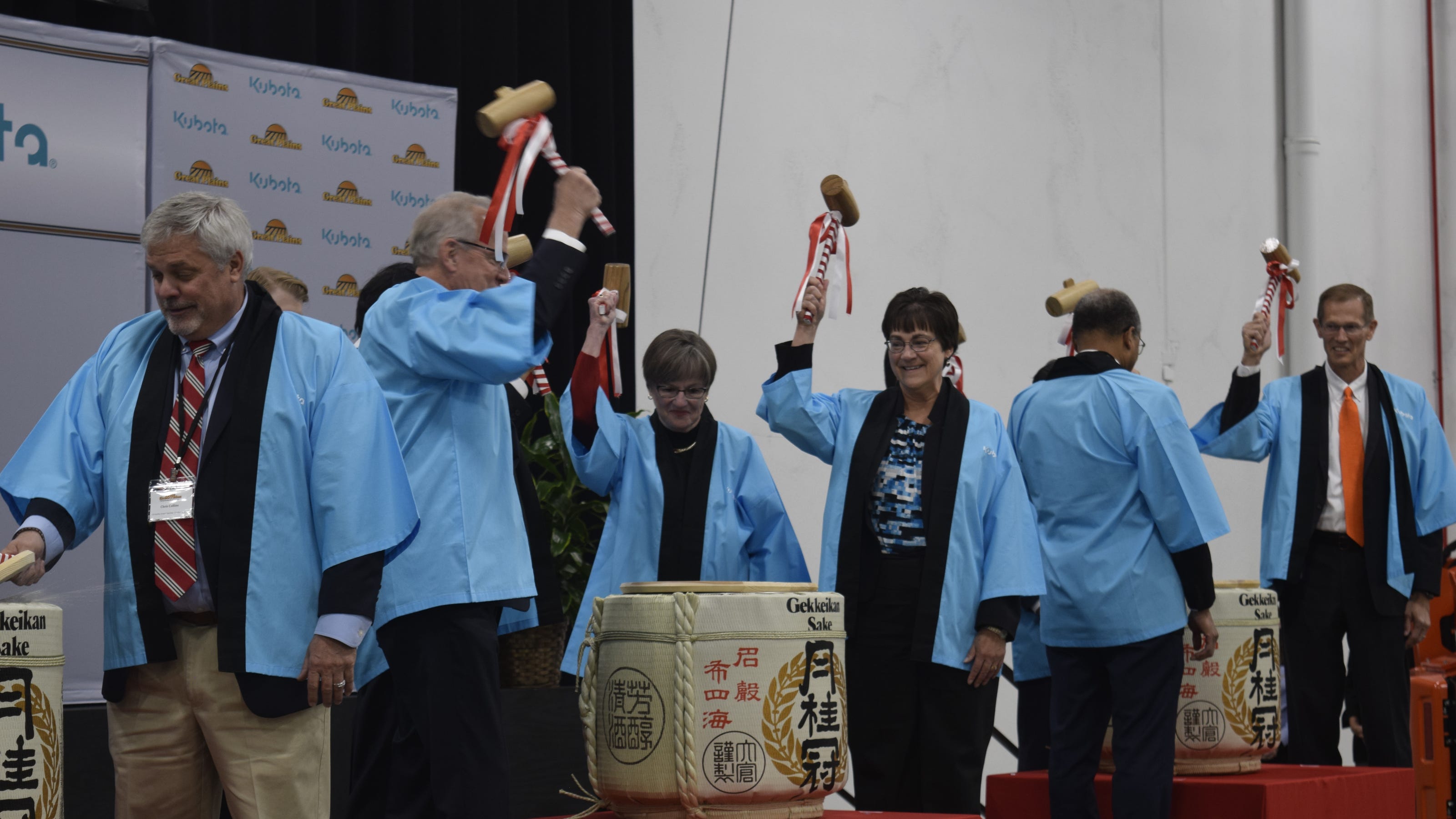 Japanese tradition included in grand opening of facility in Salina