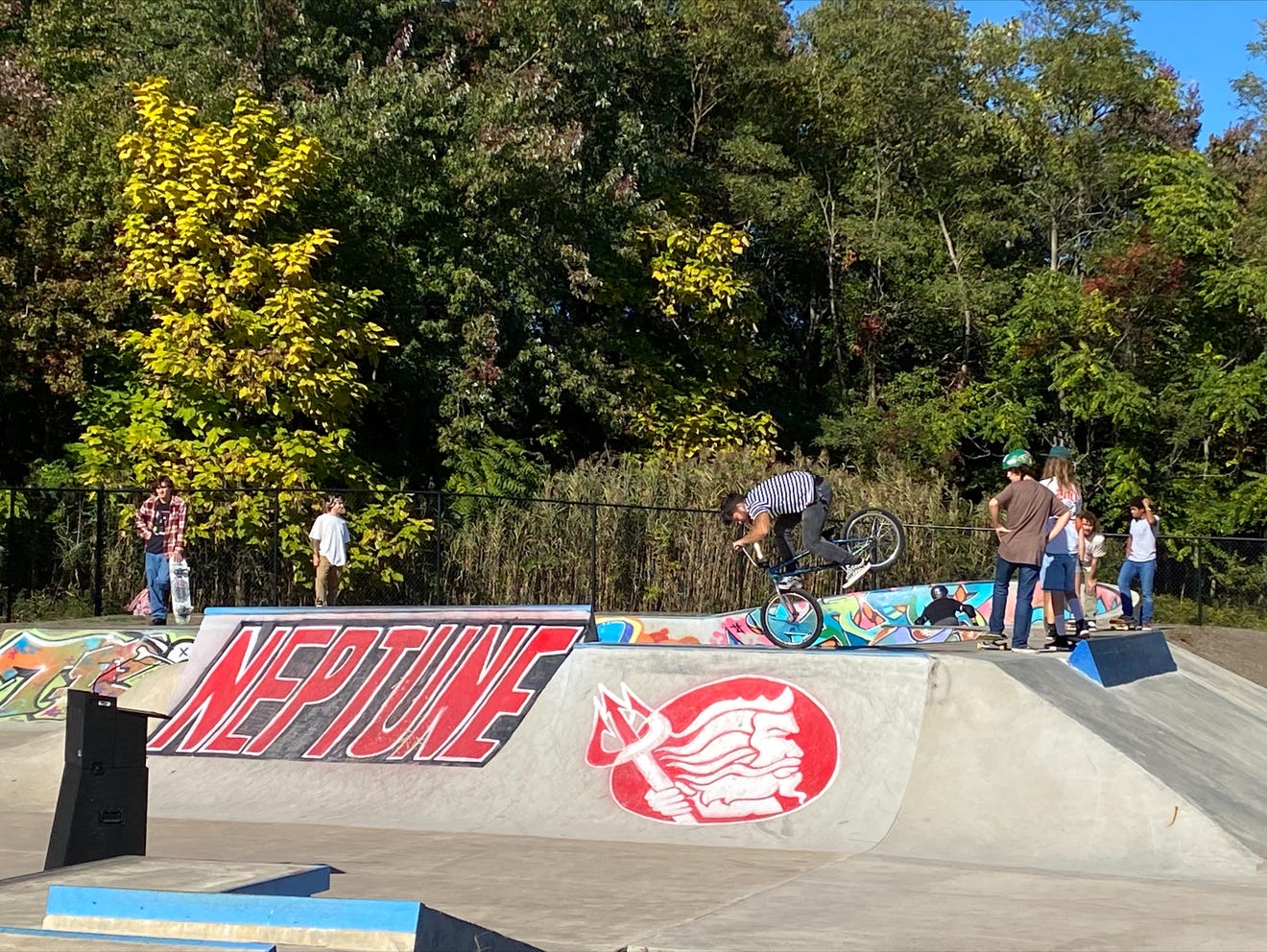 Neptune NJ skateboarding park reopens with new pump track