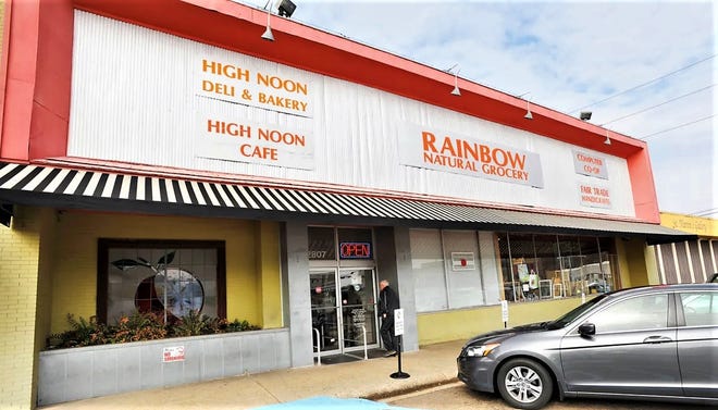 Exterior shot of the longtime Rainbow Whole Foods Co-op location at 2807 Old Canton Road in Jackson’s Fondren District.