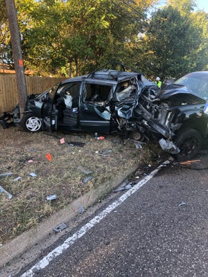 A two-year-old boy injured in this crash Friday has died of his injuries in a Fort Worth hospital.
