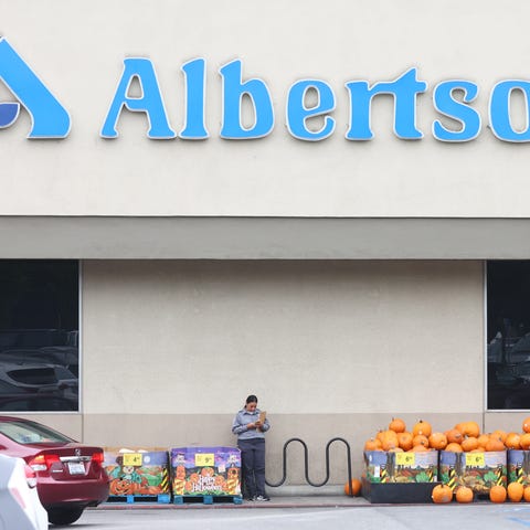 An Albertsons grocery store on Oct. 14, 2022, in L
