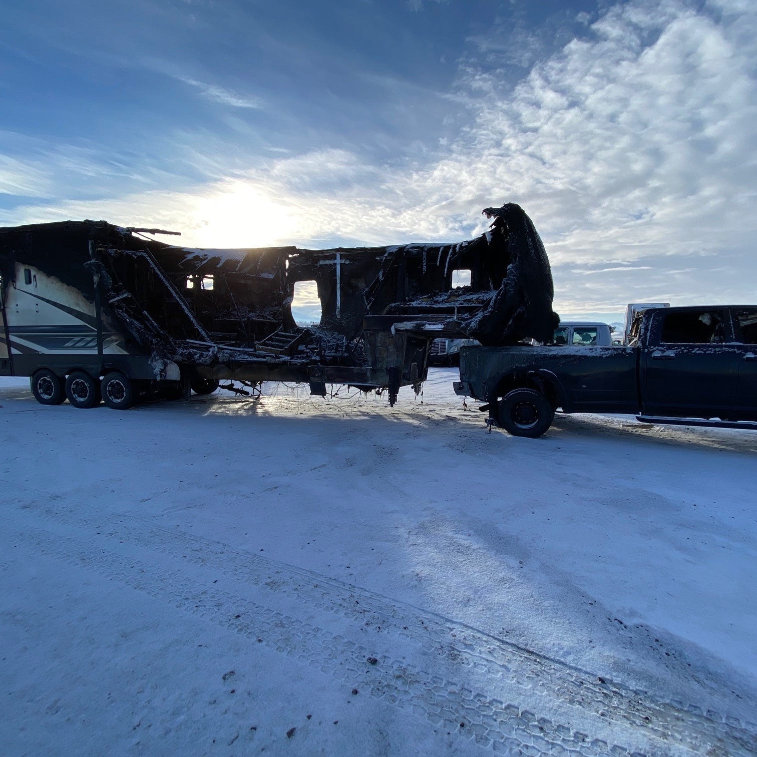 The 2021 Heartland Road Warrior that Jenny Doman and her husband bought last year caught fire just a day after they bought it.