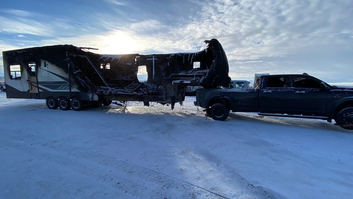 The 2021 Heartland Road Warrior that Jenny Doman and her husband bought last year caught fire just a day after they bought it.