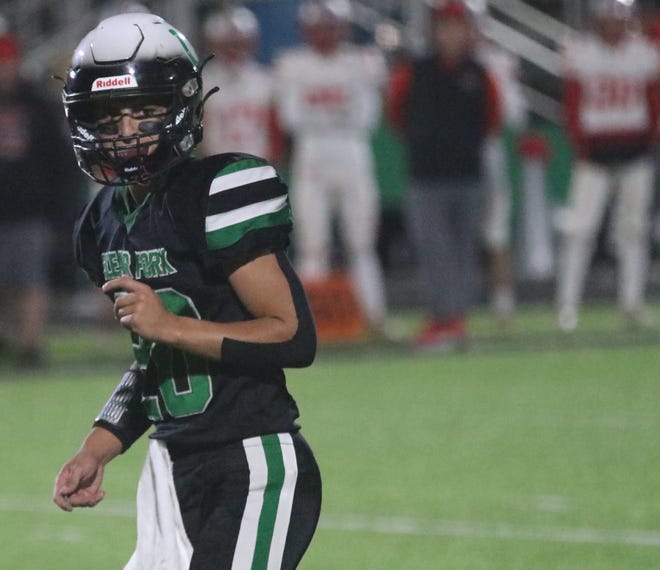 Clear Fork’s Victor Skoog accounted for five touchdowns during the Colts 61-19 win over Shelby in Week 9. Skoog ran for 193 yards on just 10 attempts with four rushing touchdowns while also throwing for 119 yards on 6-of-11 attempts.