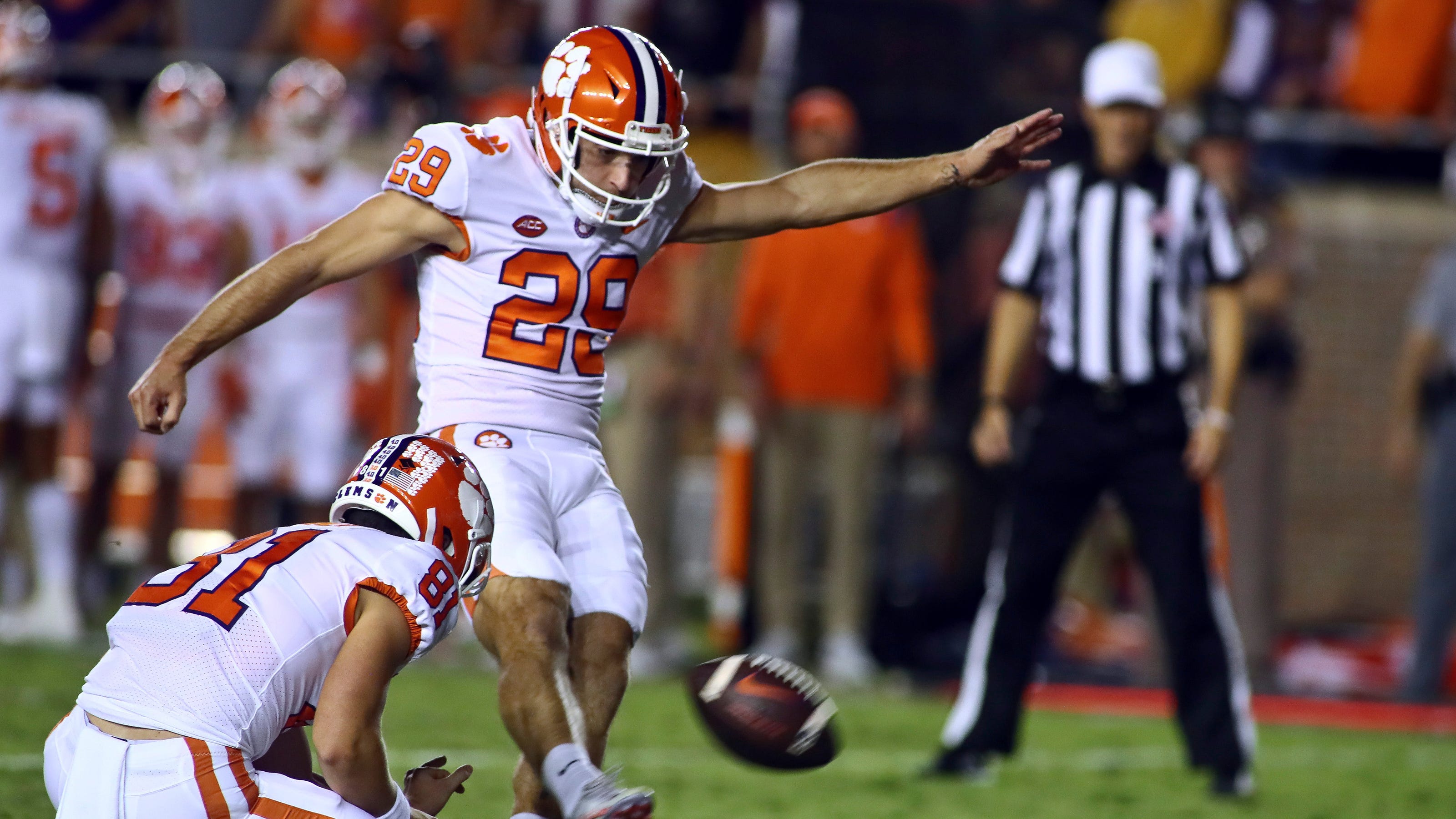 Clemson football kicker BT Potter on making school history and coming back