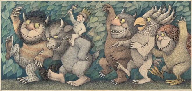 Artwork by Maurice Sendak including original work for "Where the wild things are" is on view in an exhibition that runs through March 5 at the Columbus Museum of Art.