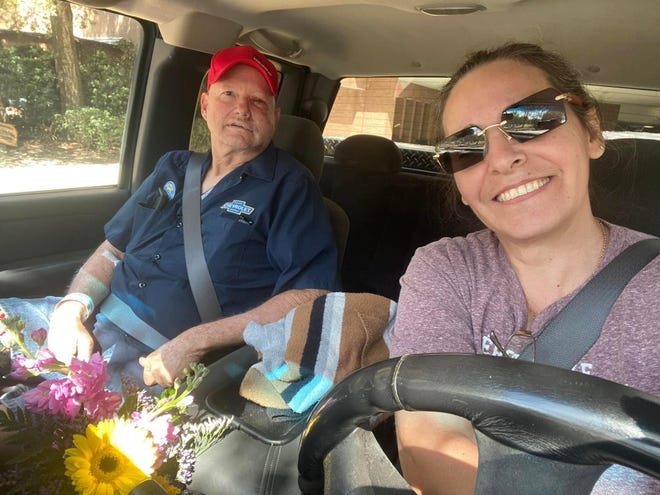 Scott Gray is shown with his wife, Ezaine Gray. Ascension Parish detectives are investigating after Scott Gray was brutally beaten after a minor traffic incident on Causey Road.