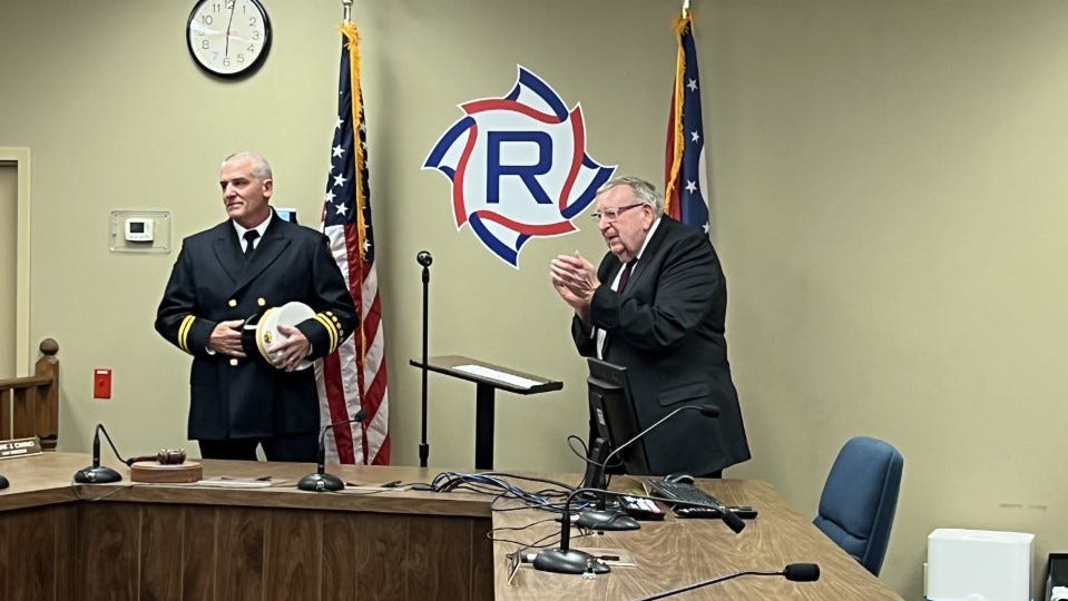 'I love this city': New Ravenna fire chief takes oath of office