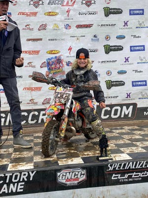 Battle Ground Elementary first-grader Cash Knecht will compete Saturday, Oct. 22, at the Ironman GNCC in Crawfordsville, Ind. Cash, 6 years old, is racing for a national title.