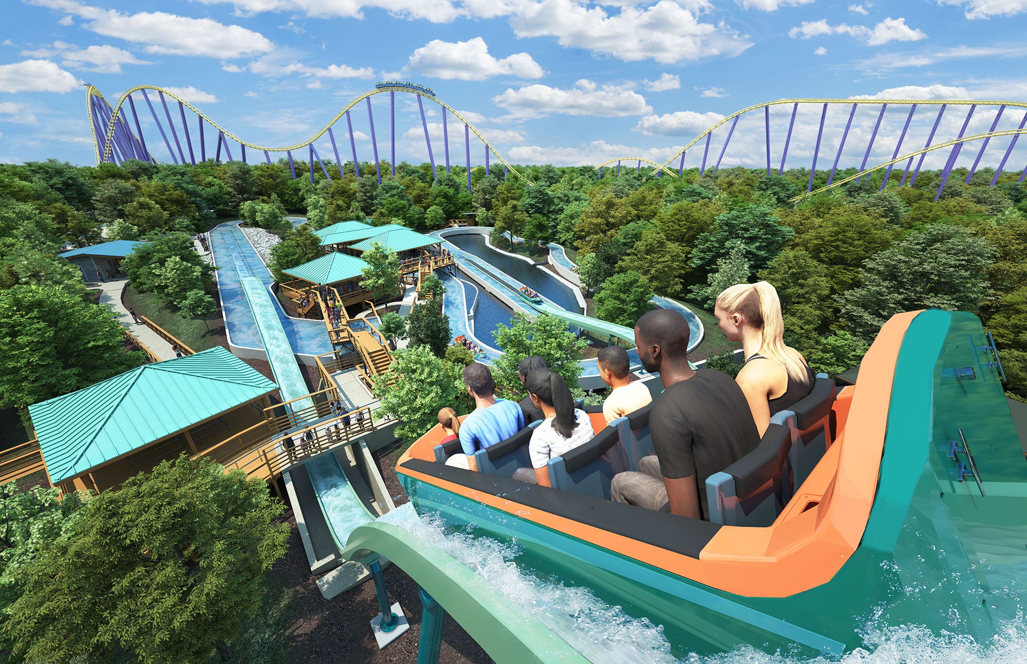 SeaWorld's 3 new roller coaster will break records, mark firsts