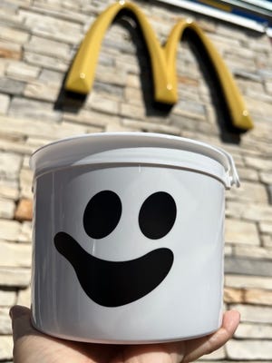 McDonald's Happy Meal Halloween pails returned Oct. 18 for a limited time.