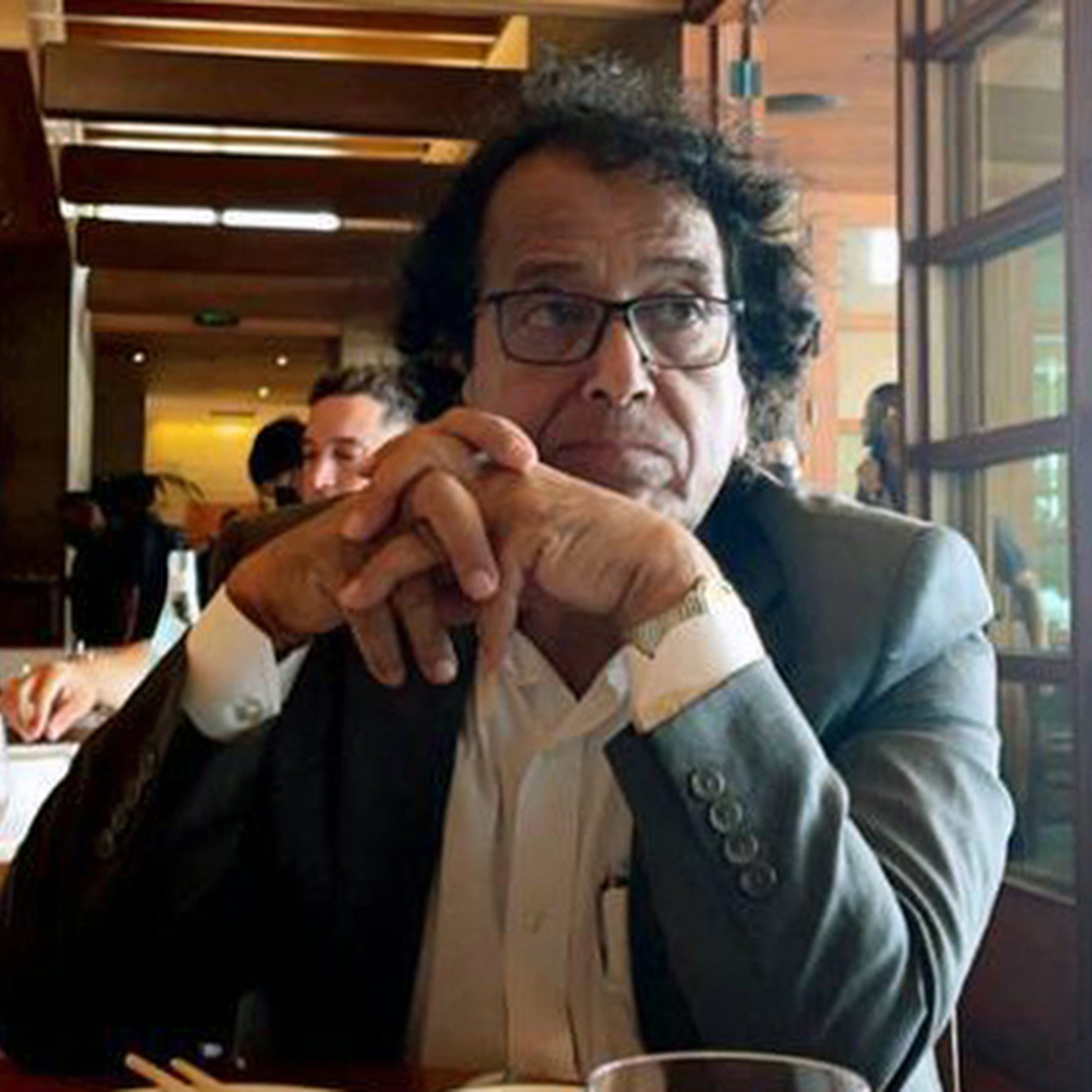 Saad Ibrahim Almadi was photographed in a restaurant August 2021, about three months before he traveled to Saudi Arabia and was detained over tweets critical of the Saudi government. The 72-year-old U.S./Saudi dual citizen was sentenced this month to 16 years in  a Saudi prison. (Ibrahim Almadi via AP)