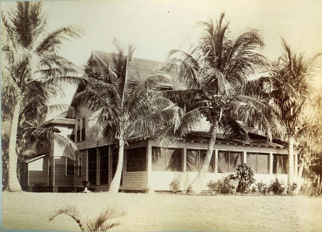 On his first visit to Palm Beach in 1892, Henry Flagler stayed at the home of Frederick and Marsena Nelson Robert.