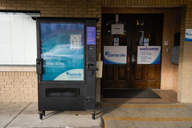 Caracole in Cincinnati has a vending machine with Narcan, clean drug kits, testing kits and other items that can help with harm reduction.