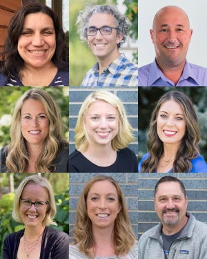 Candidate for Sartell-St. Photos of the Stephen Board of Education, top row, left to right. Amanda Bird, Nate Crowe, Ryan Dale. Middle row; Katie Hilger, Emily Larson, Chris Lawrence. Last Line; Molly McCann, Jen Smith, Scott Wenshaw.
