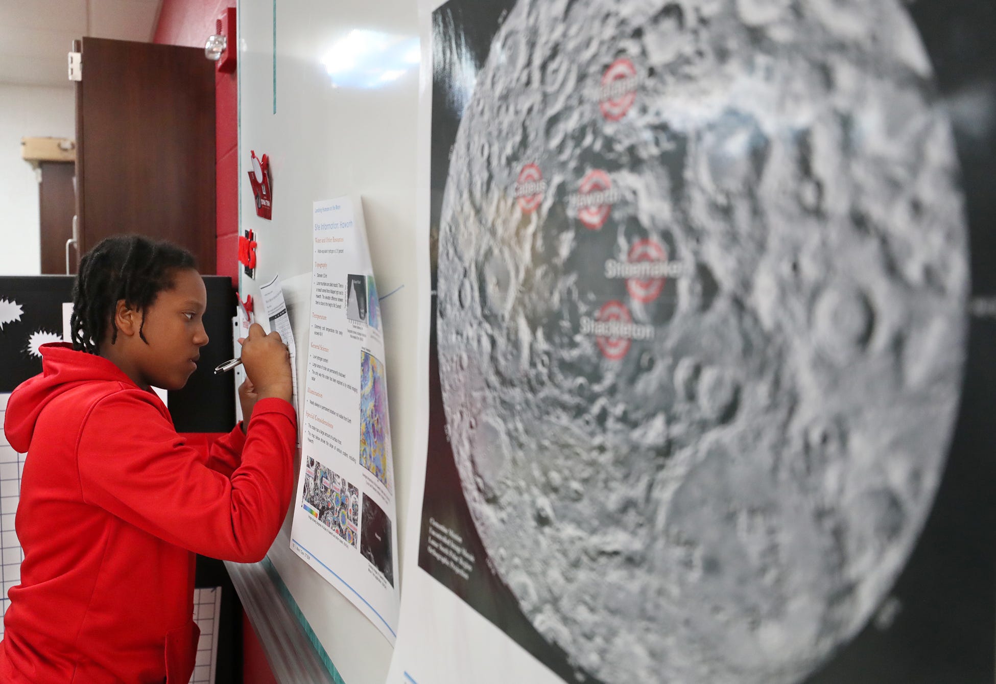 Springfield students work with NASA to design rover, pick landing site