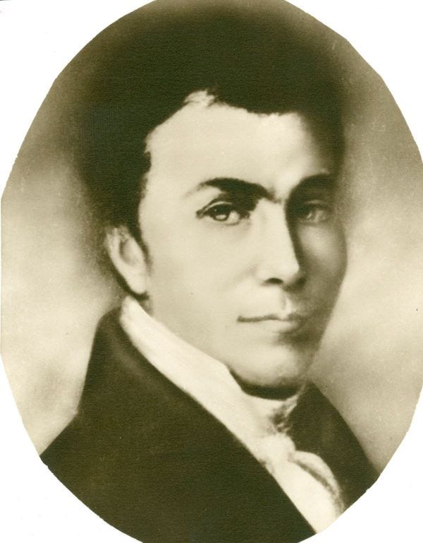 Baptist missionary Isaac McCoy operated Carey Mission near present-day Niles, Michigan, where he selected Saswa and Conauda to be educated as doctors in Vermont.