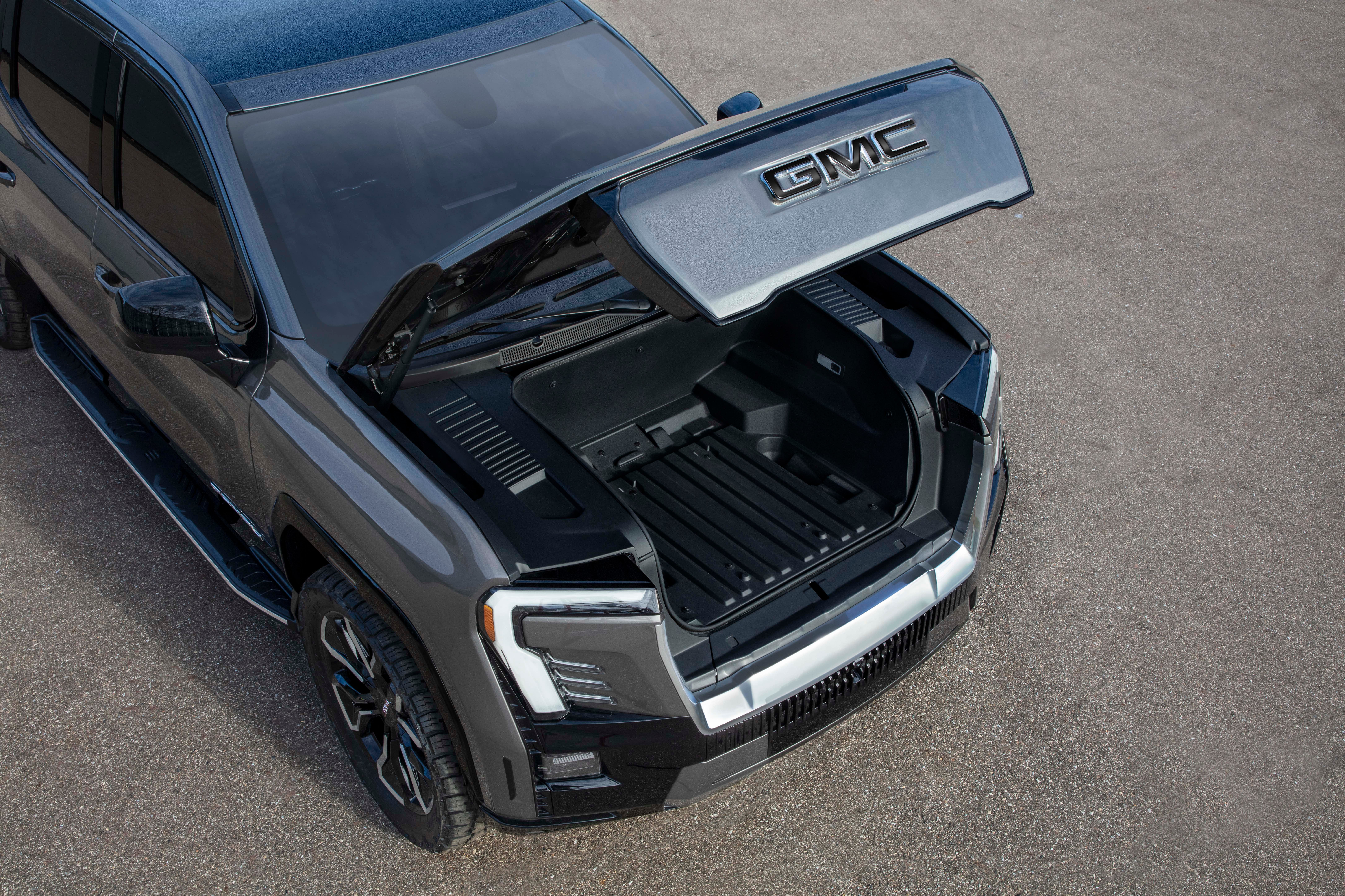 2024 GMC Sierra EV electric pickup promises crab walk, 400mile range
