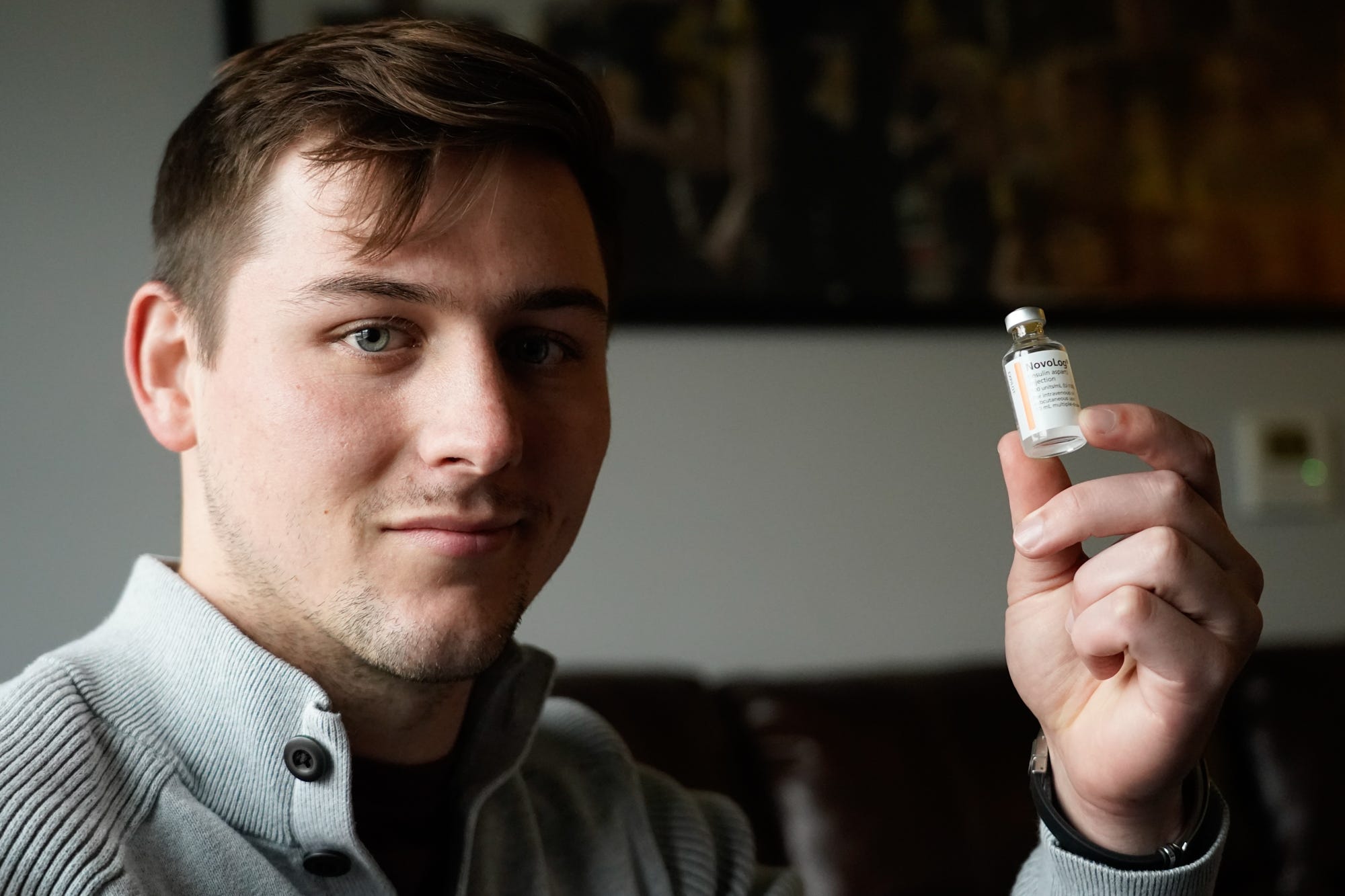 Hunter Sego, who has Type 1 diabetes, has rationed insulin in the past due to its high cost.