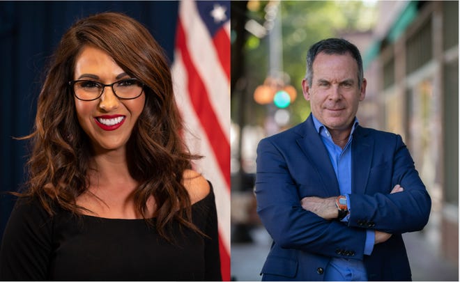 Incumbent Rep. Lauren Boebert, Republican, and Democrat Adam Frisch are running to represent Colorado's 3rd Congressional District.