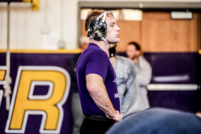 Northern Iowa wrestler Cael Happel defeated a former All-American on Sunday.  Happel went 4-0 and won the Daktronics Open in South Dakota State.