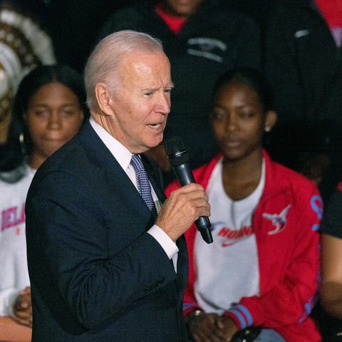 President Joe Biden speaks about student loan reli