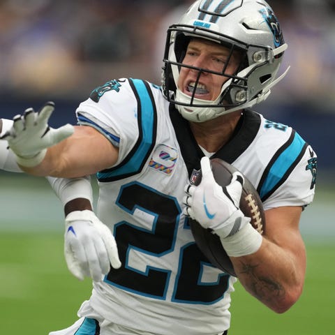 Christian McCaffrey was the second Panthers player