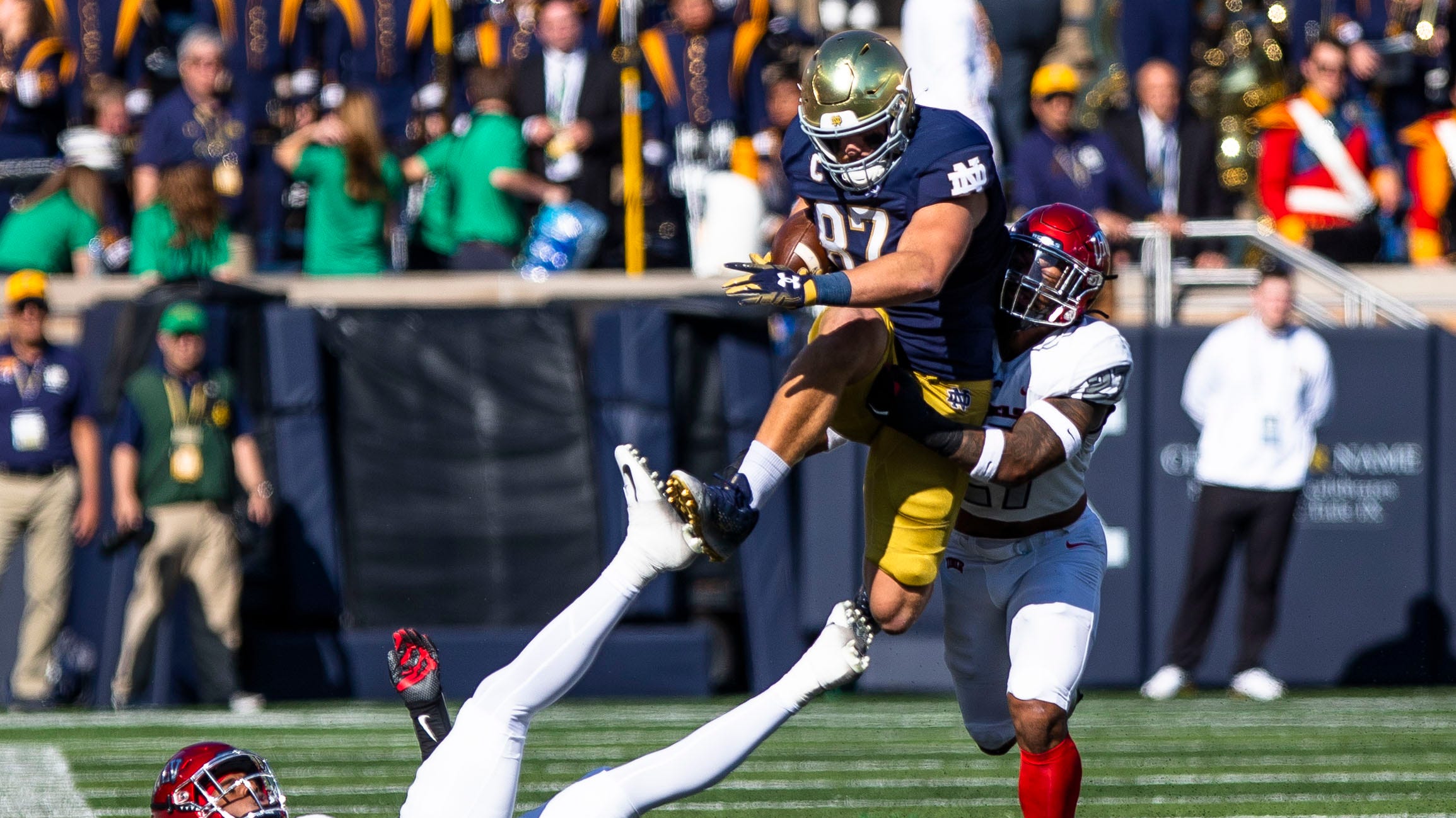 Notre Dame vs UNLV Live college football stats, highlights and scores