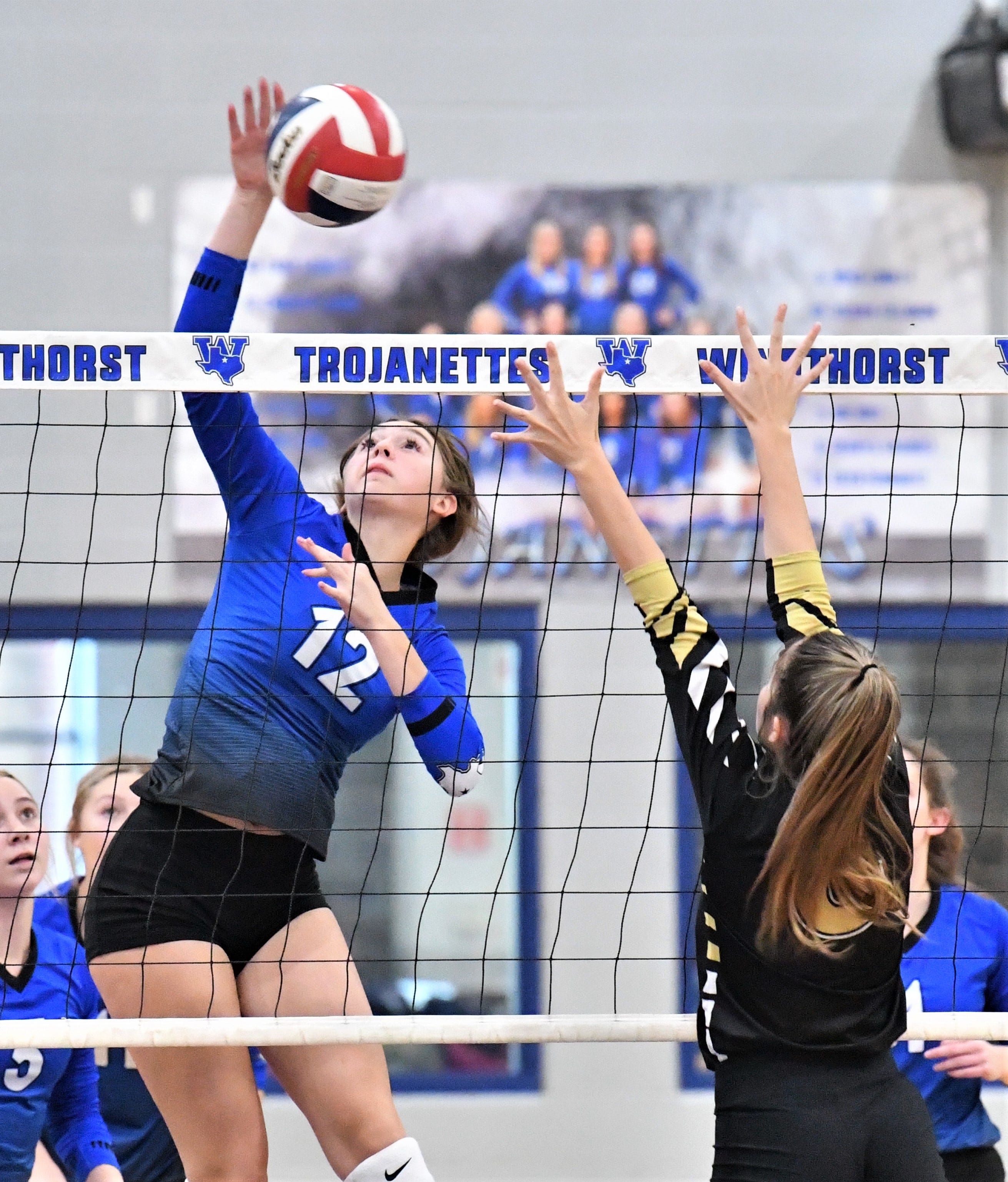 Windthorst Benjamin Lady Mustangs UIL state volleyball