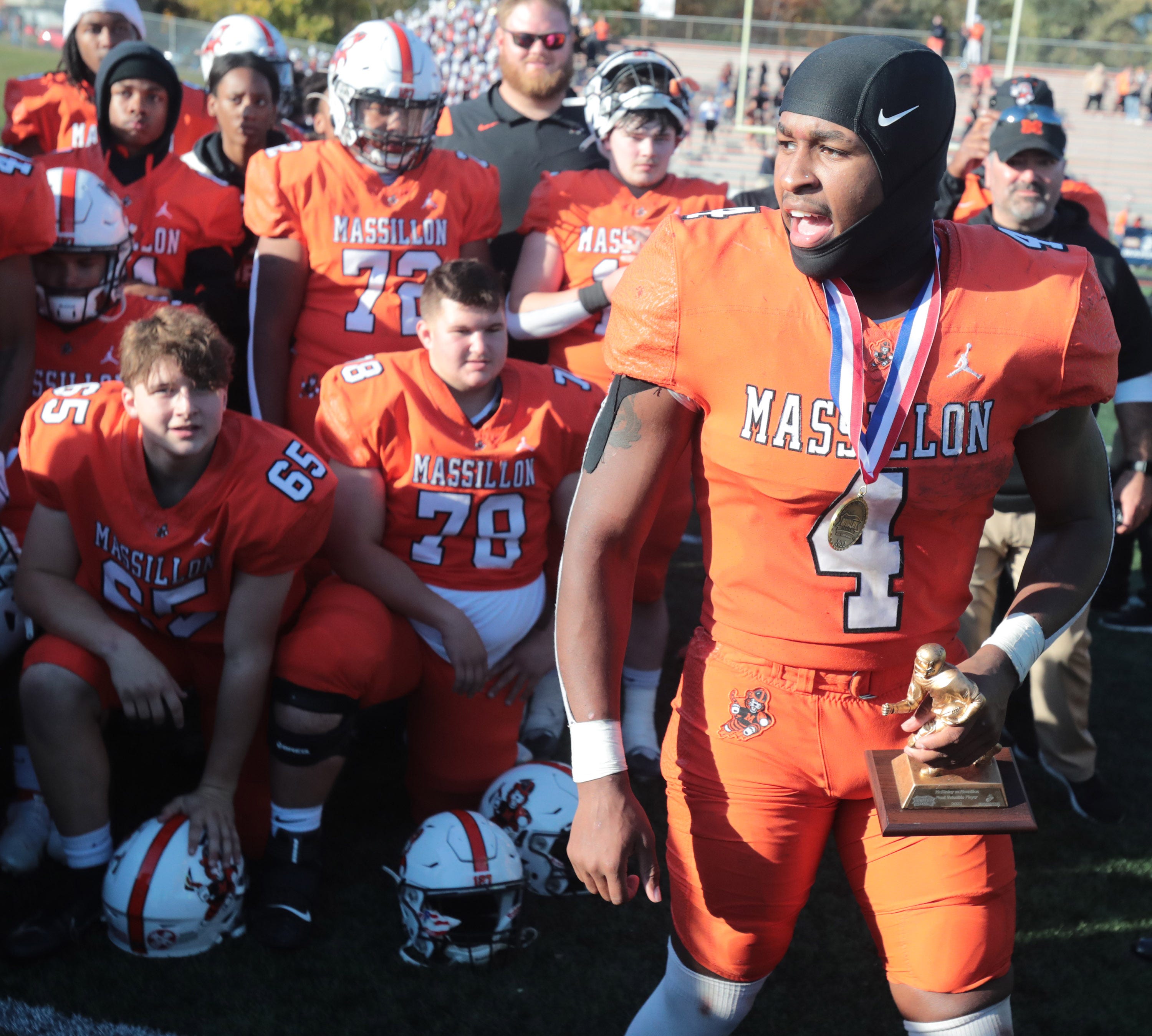 Willtrell Hartson is Massillon football's MVP of win over McKinley
