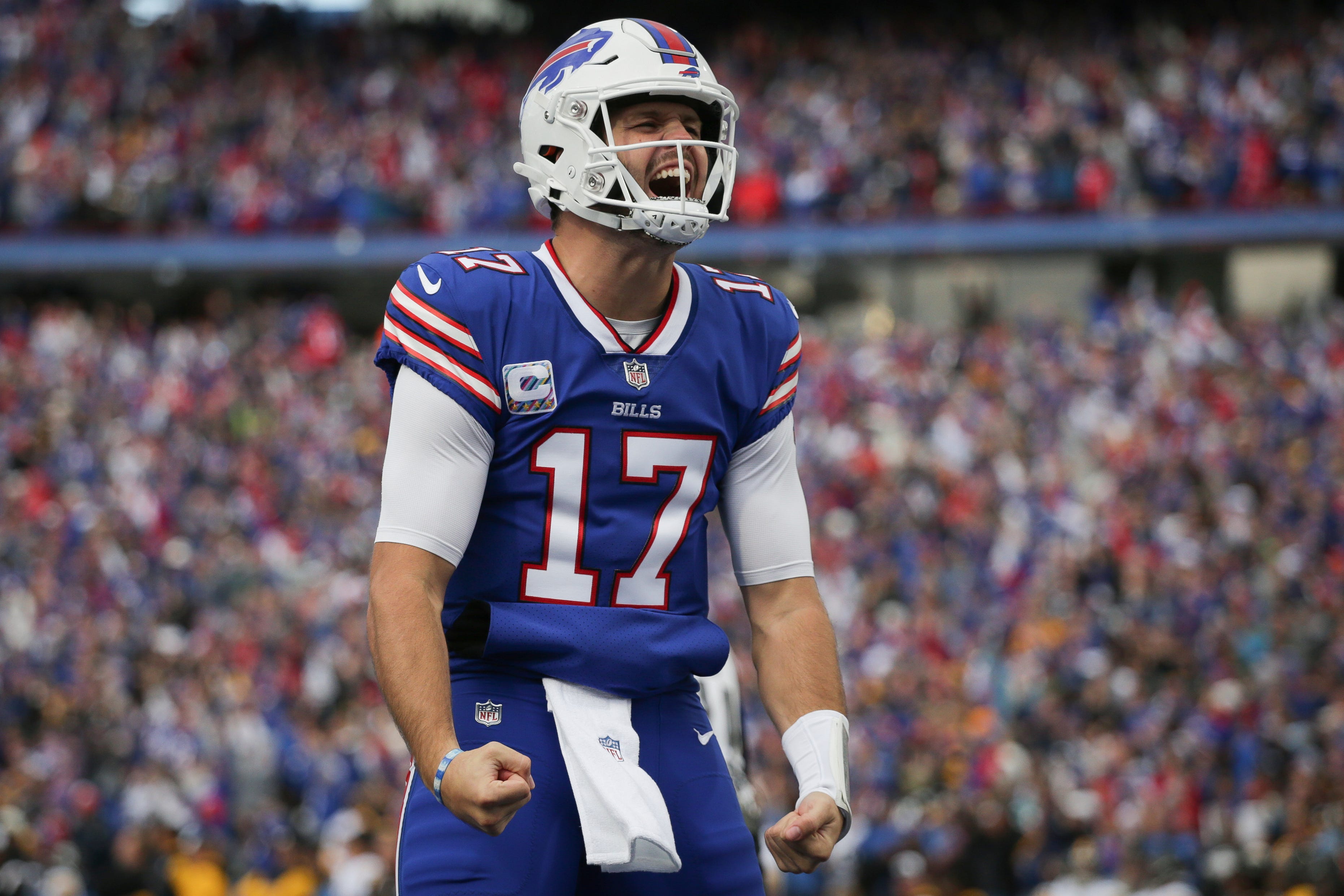 Josh Allen has more total yards than almost every NFL team this year