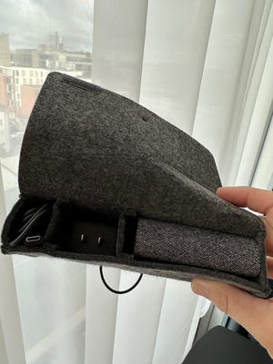 The Mophie charger all packed up.