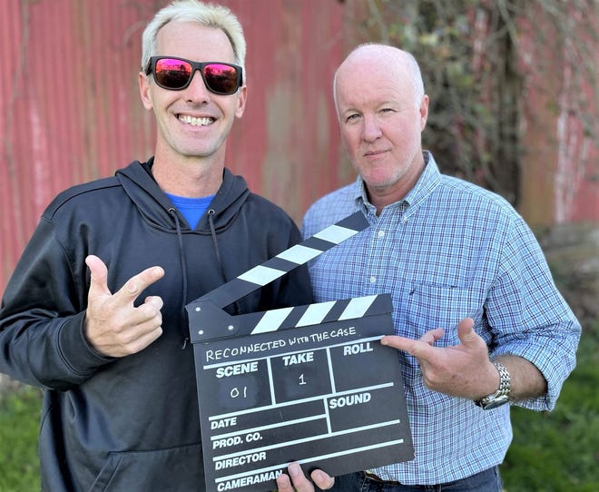 Wooster native Doug Brown, left, and his brother, Nick, teamed up to write and produce a murder mystery movie called "Reconnected with the Case."