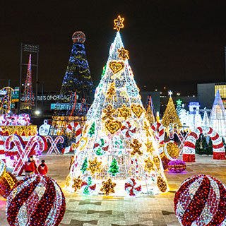 The new light attraction, Amaze, is an immersive, walk-thru event in which storybook characters Zing and Sparky lead guests through five thematic worlds of displays that have been designed with millions of sparkling lights and colossal 3D-lighted decor.