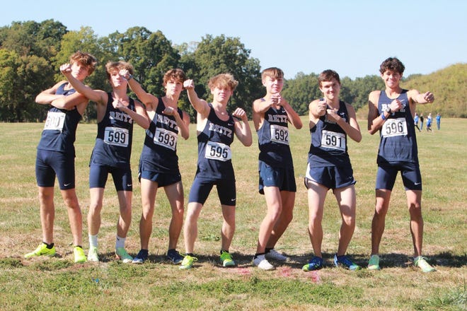 The Reitz cross country team following its Pike Central regional appearance.