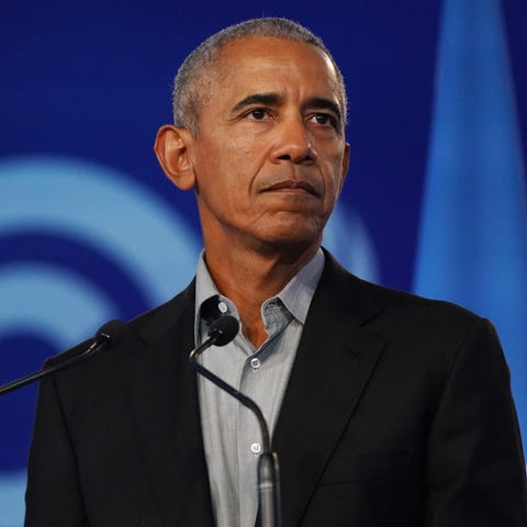 Former president Barack Obama, shown on Nov. 8, 20