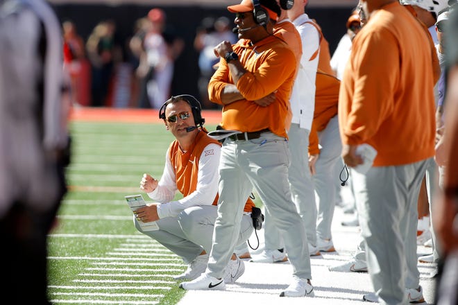 Texas head coach Steve Sarkisian and his Longhorns will find out their bowl destination this Sunday. It appears that Texas will be invited to either the Alamo Bowl or the Cheez-It Bowl depending on what happens with undefeated TCU in Saturday's Big 12 championship game.