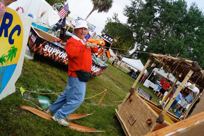 Thomas Roberts during the 2016 Cape Coral Cardboard Boat Regatta. Hurricane Ian took his life in early October.