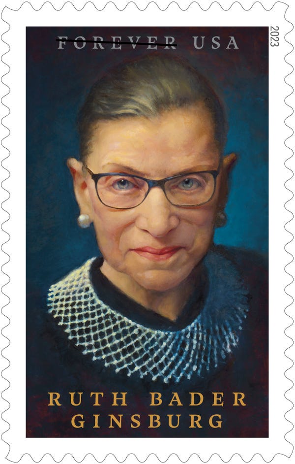 USPS honors Ruth Bader Ginsburg, Toni Morrison in 2023 forever stamps