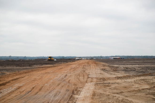 Acres of land have been cleared in preparation for the Hyundai plant.