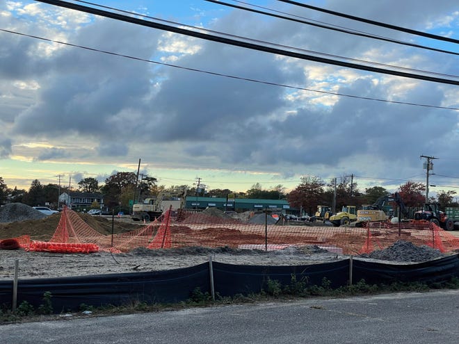 Site work has begun for the construction of a Wawa convenience store in Lakehurst.
