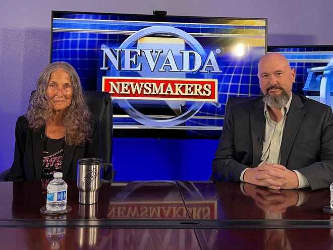 Republican incumbent Jeanne Herman and Democrat Edwin Lyngar are running for Washoe County Commission District 5. They debated Oct. 27, 2022 on "Nevada Newsmakers."
