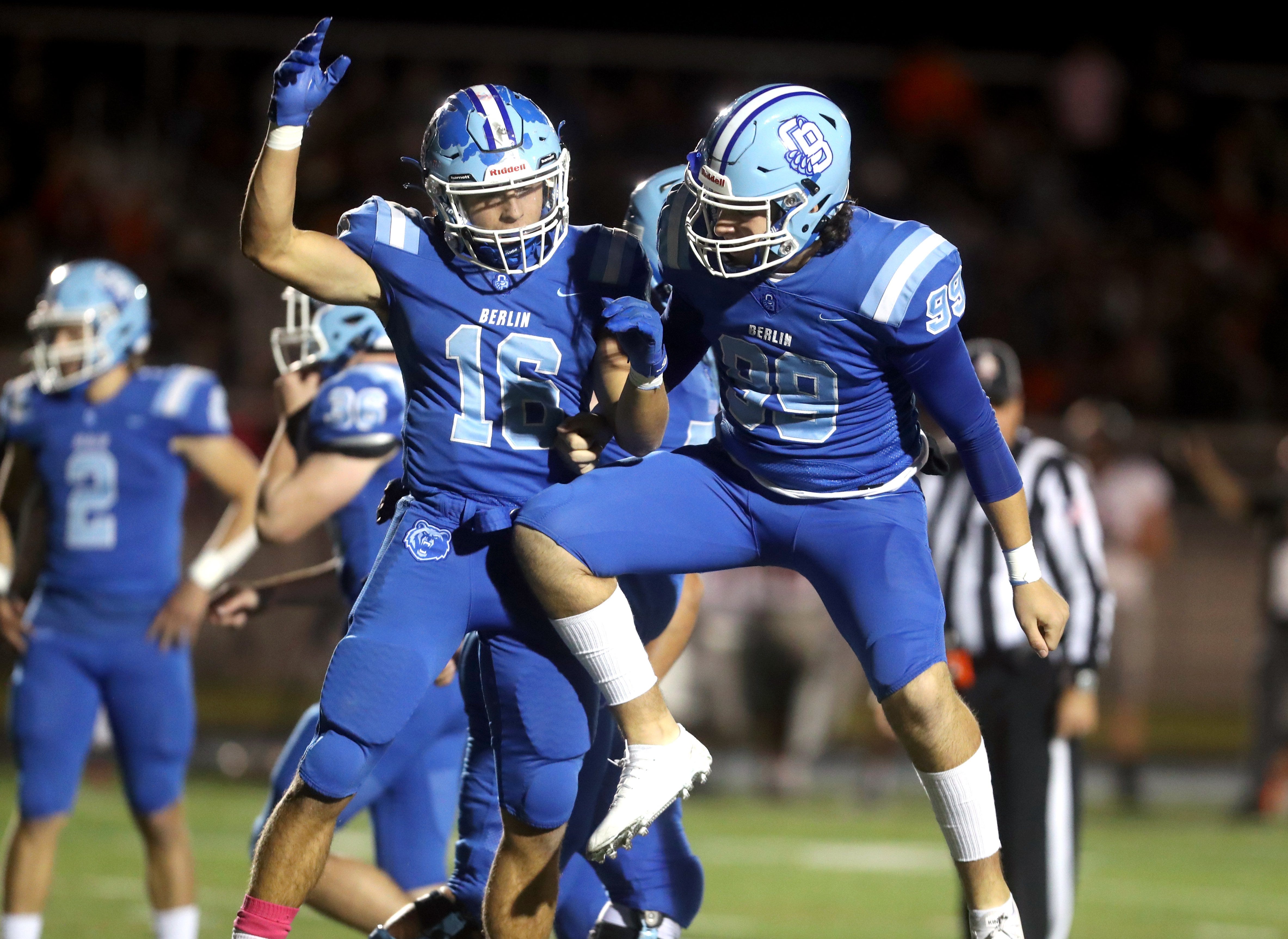 Central Ohio high school football playoff score in Columbus